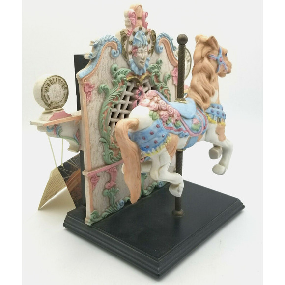 Carousel Memories Music Box Vintage 1987 Plays As Time Goes By Willits Designs - Picture 4 of 12